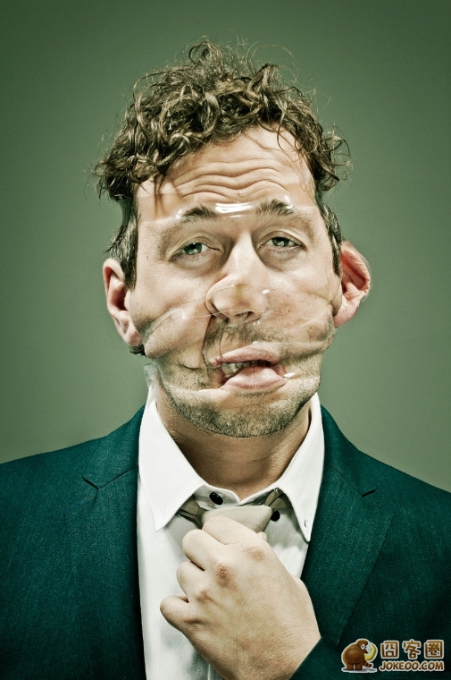 图片[20]-艺术家胶带贴脸颊如僵尸附身一般[34P]-囧客圈